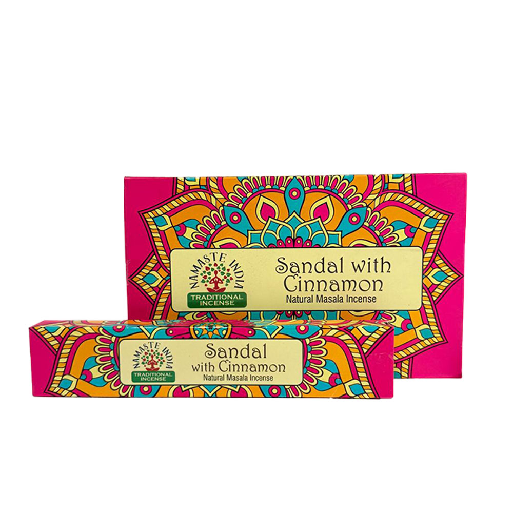 Namaste India Sandale avec encens de cannelle - 15g